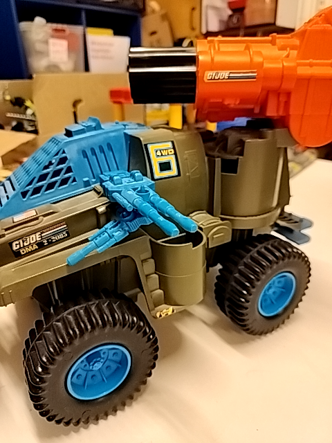 Stor, vintage GI Joe: Motorized Battle Wagon fra 1991
